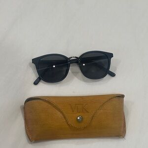 VLK Black Wooden Frame Italian Sunglasses